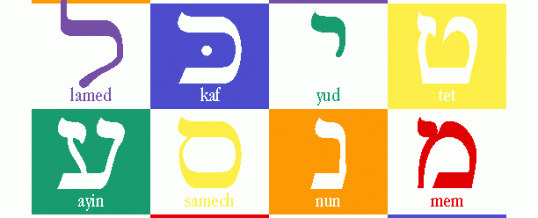 6 NOVEMBRE Meditare con le lettere ebraiche conferenza