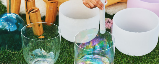 BAGNO SONORO con CAMPANE DI CRISTALLO