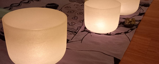 BAGNO SONORO con CAMPANE DI CRISTALLO