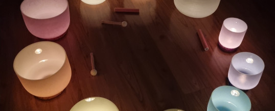 BAGNO SONORO con CAMPANE DI CRISTALLO