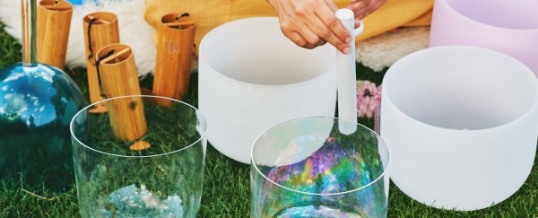 BAGNO SONORO con CAMPANE DI CRISTALLO